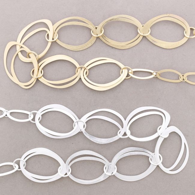 COLLAR LARGO ESLABONES METAL