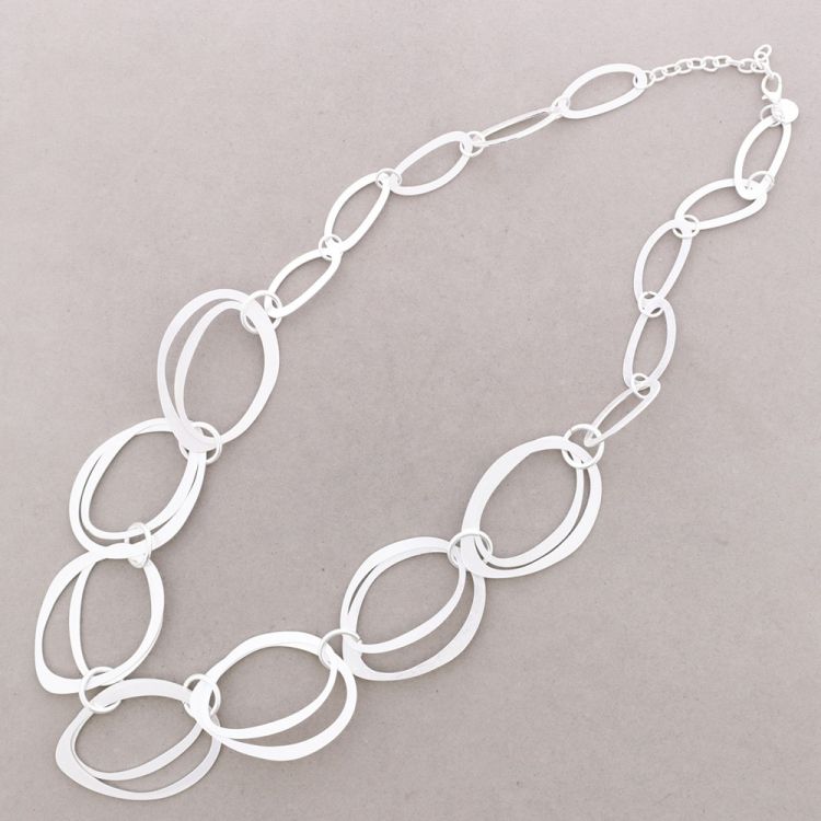 COLLAR LARGO ESLABONES METAL