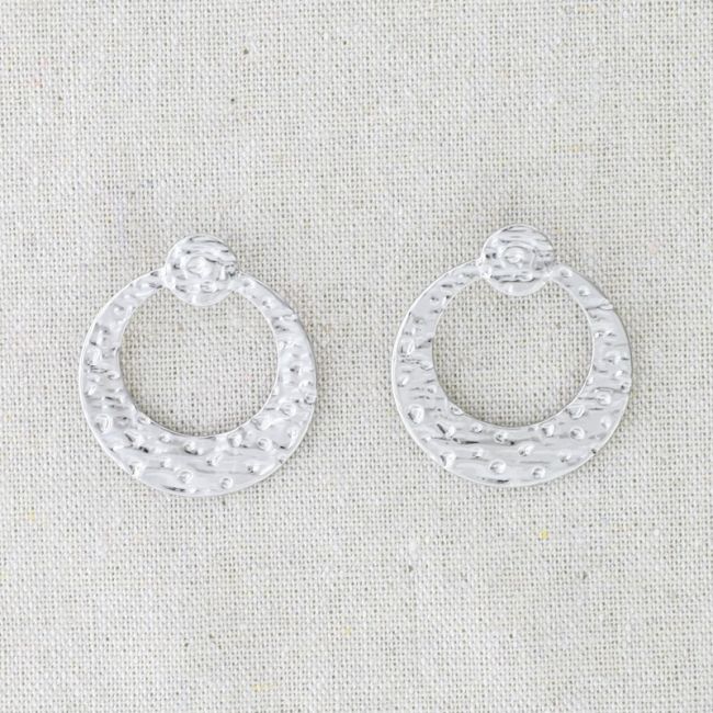 PENDIENTES ACERO ANILLA REMACHE