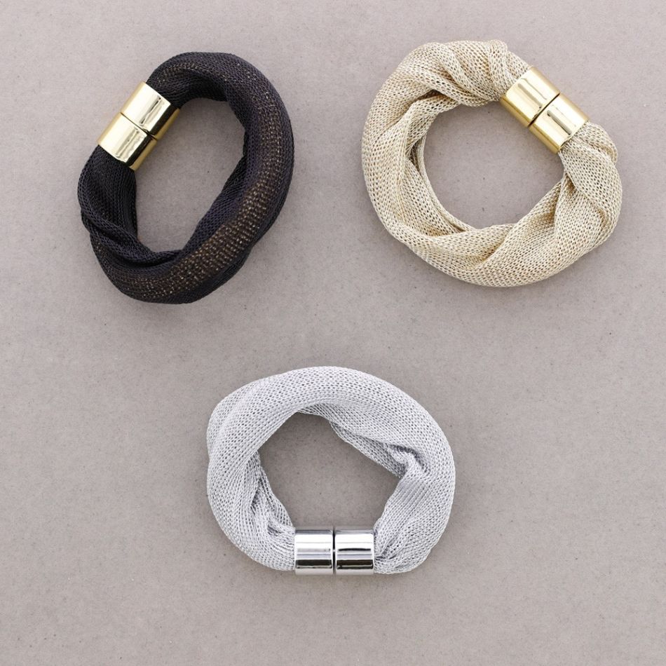 PULSERA IMÁN MALLA