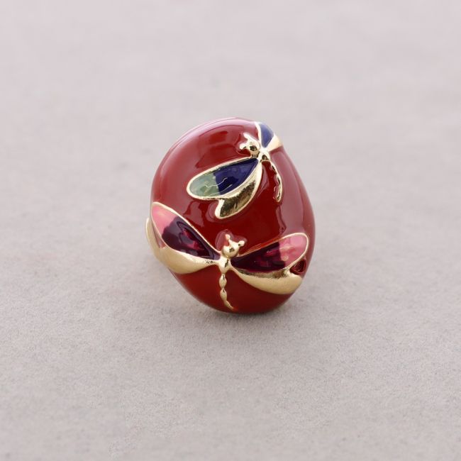 ANILLO ELÁSTICO LIBÉLULA ESMALTE
