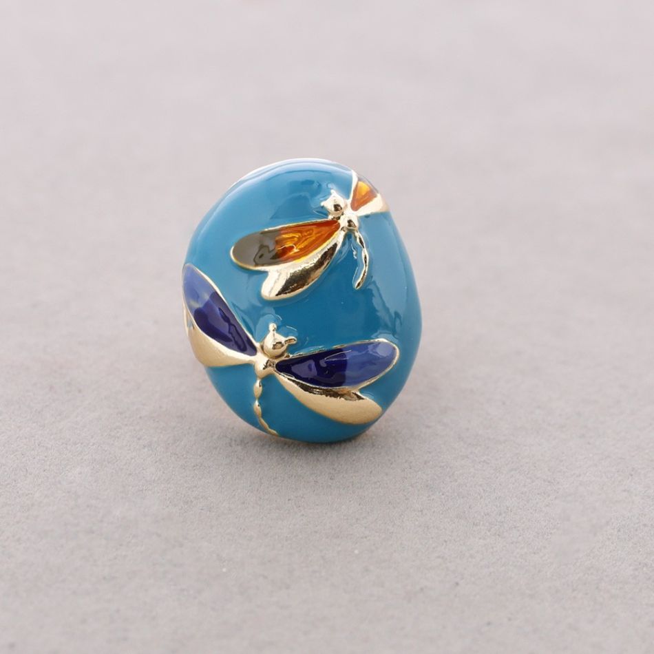 ANILLO ELÁSTICO LIBÉLULA ESMALTE