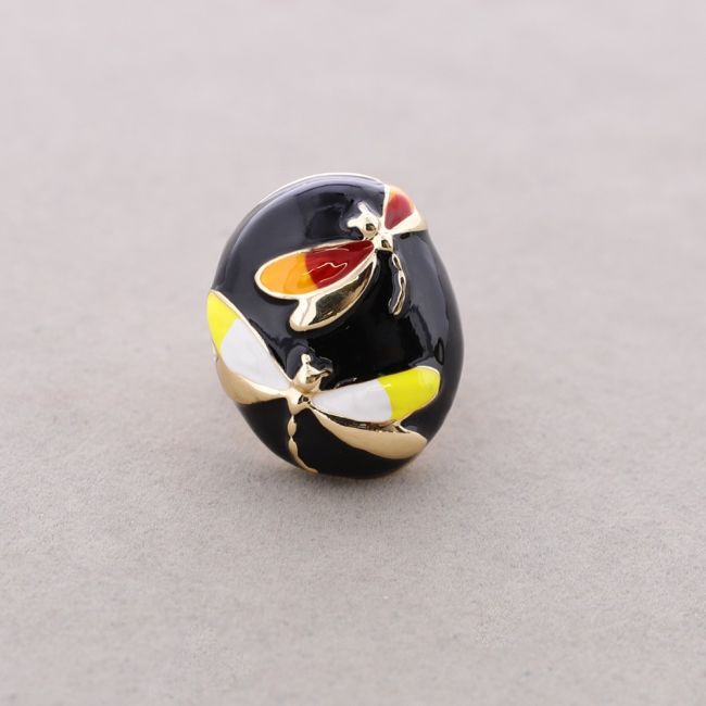 ANILLO ELÁSTICO LIBÉLULA ESMALTE