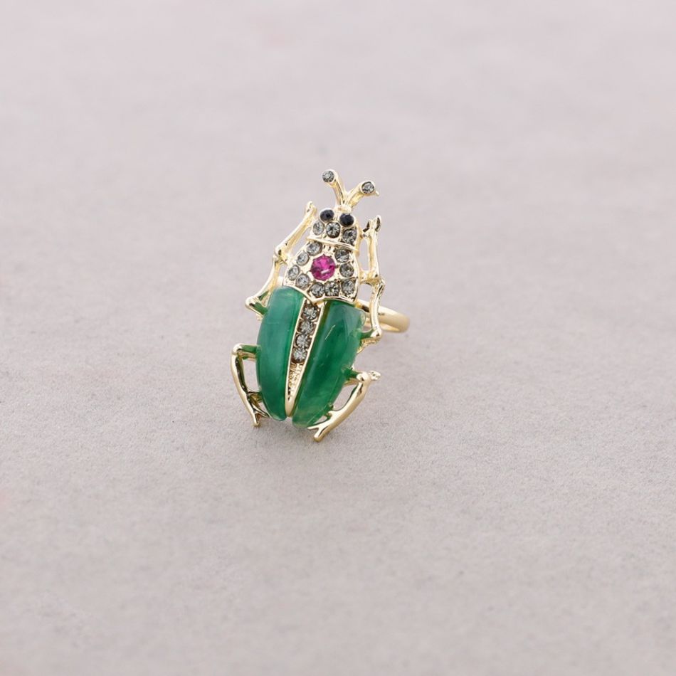 ADJUSTABLE INSECT METAL RESIN RING