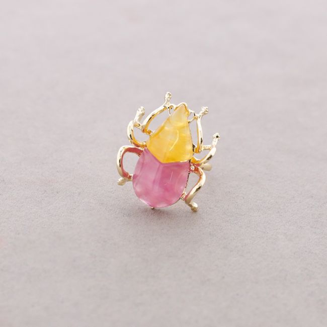 ADJUSTABLE INSECT METAL RESIN RING