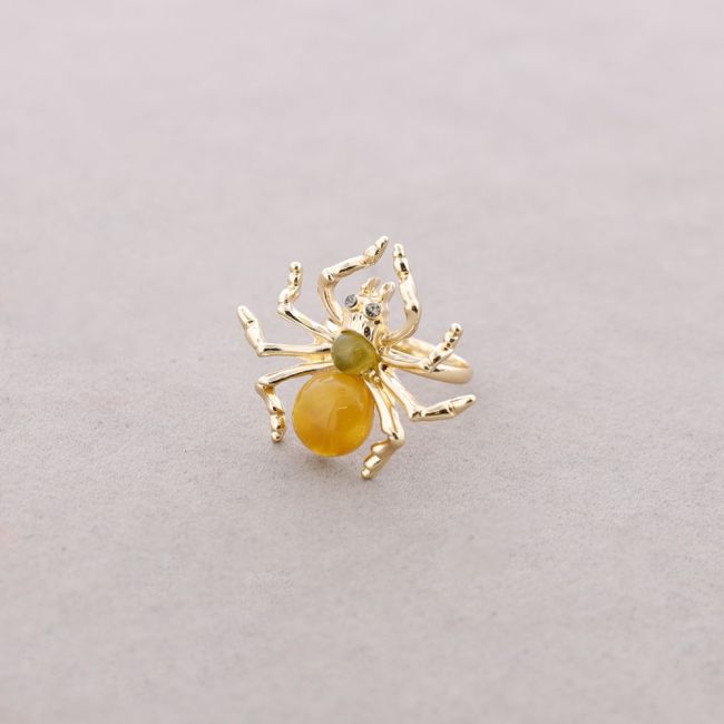 ADJUSTABLE INSECT METAL RESIN RING