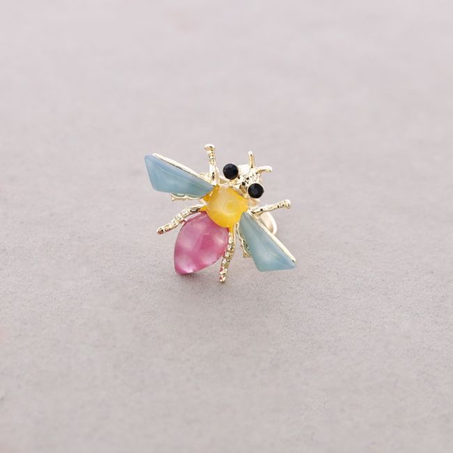ADJUSTABLE INSECT METAL RESIN RING