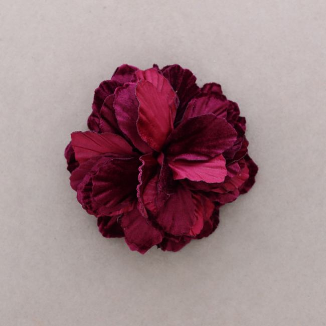 BROCHE FLOR TELA 16CM