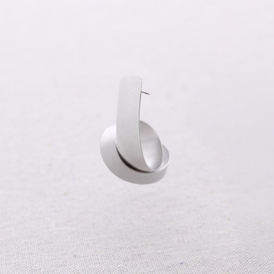 PENDIENTES ACERO ESPIRAL