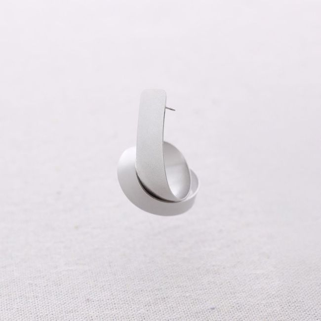 PENDIENTES ACERO ESPIRAL