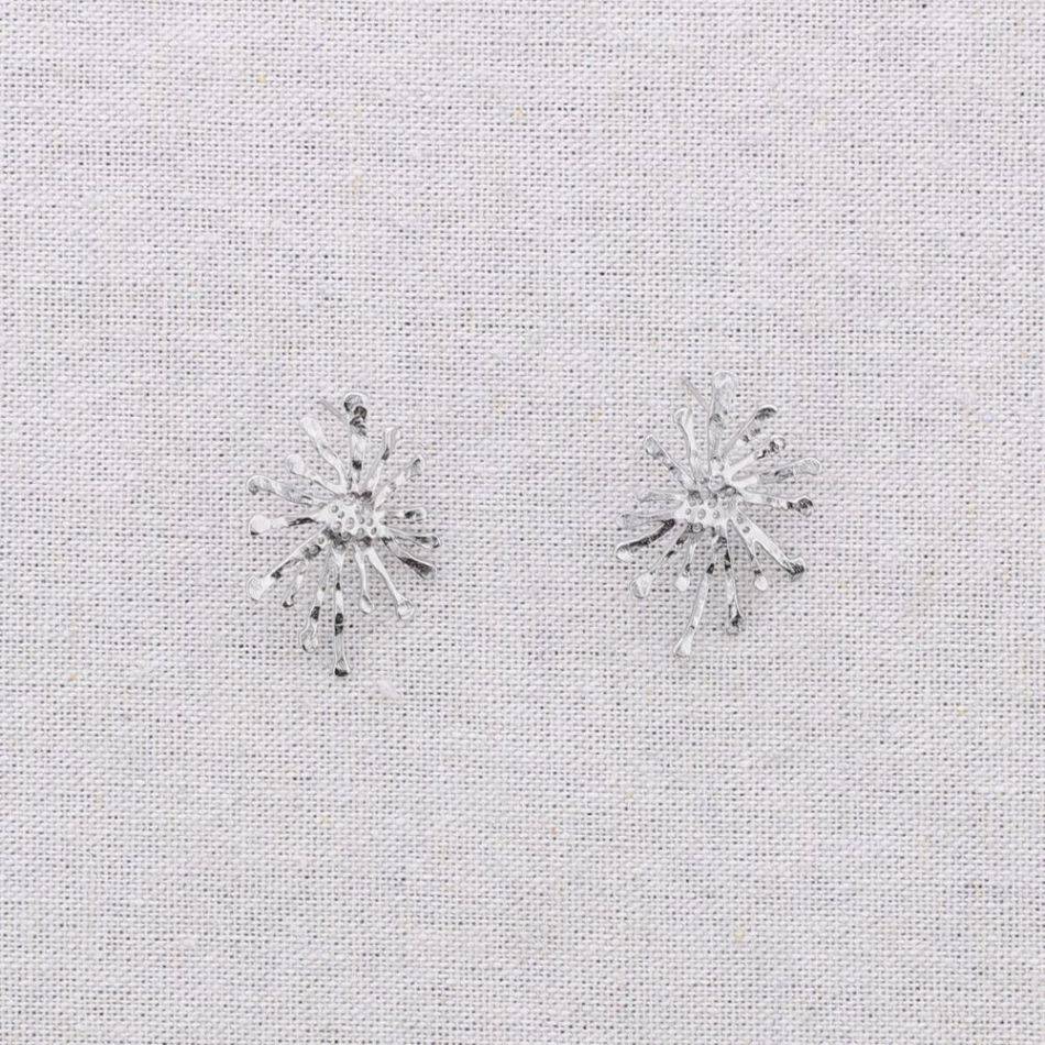 PENDIENTES PRESIÓN ACERO FLOR