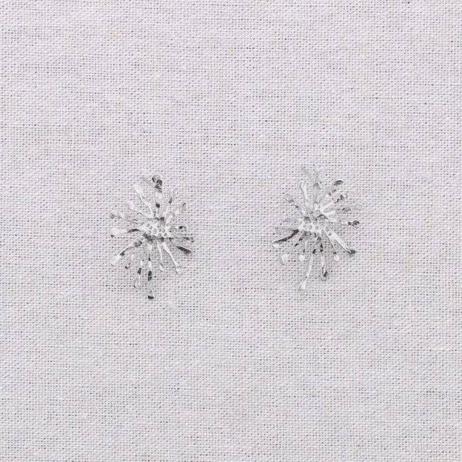 PENDIENTES PRESIÓN ACERO FLOR