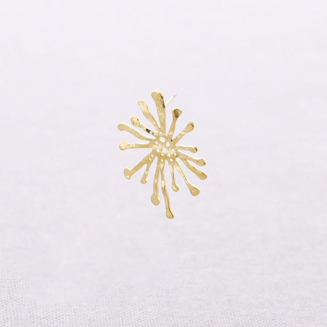 PENDIENTES PRESIÓN ACERO FLOR