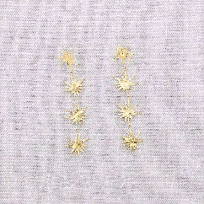 PENDIENTES ACERO COLGANTE CHISPAS