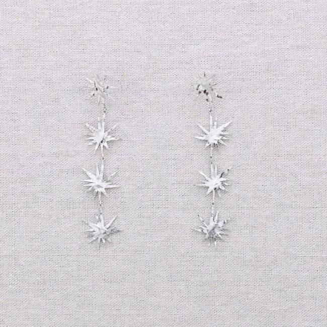 PENDIENTES ACERO COLGANTE CHISPAS