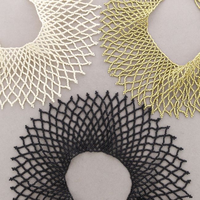 BEAD BIB CHOKER