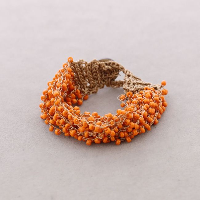 PULSERA MULTI TIRAS ABALORIOS