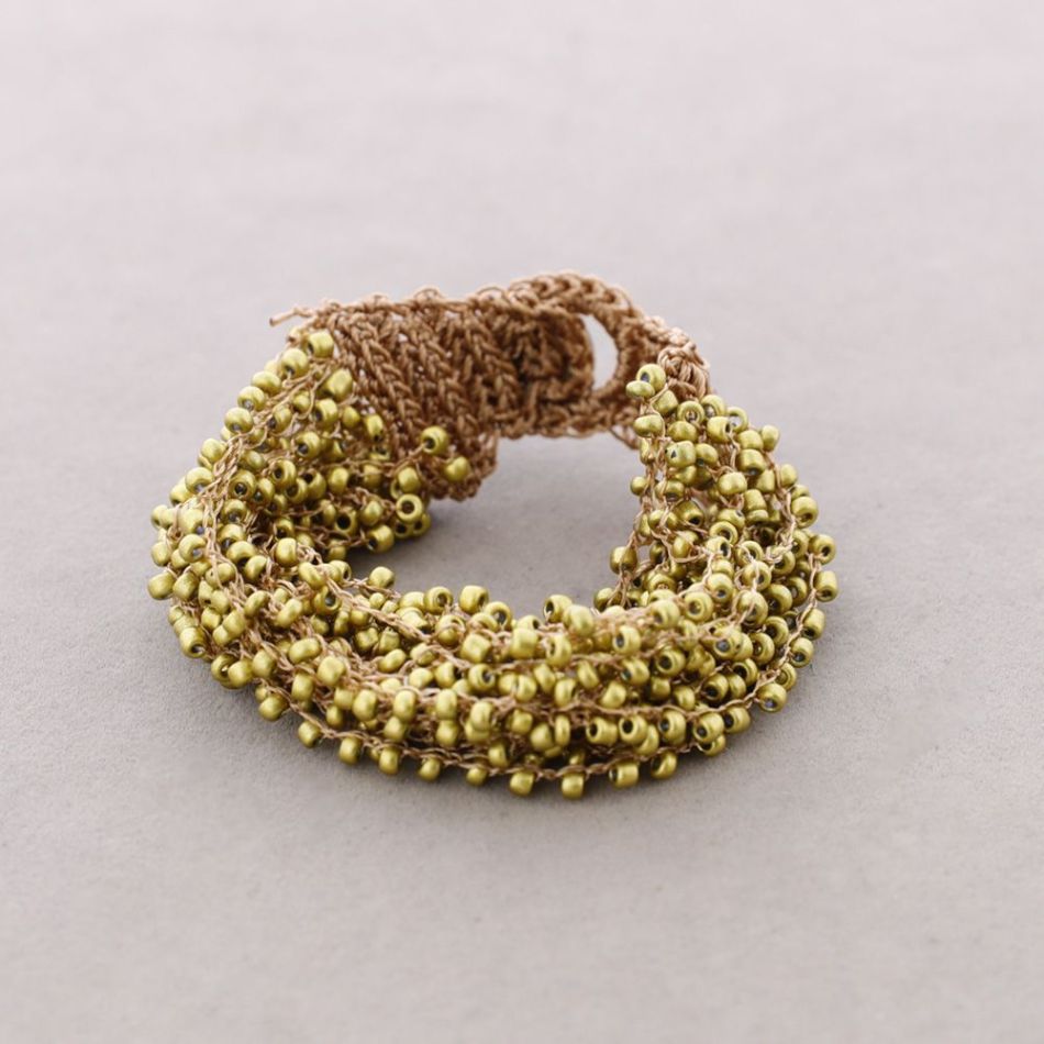 PULSERA MULTI TIRAS ABALORIOS