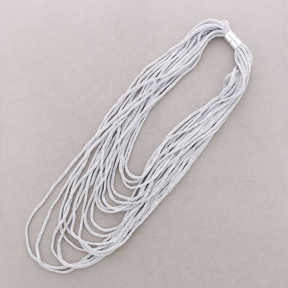 COLLAR LARGO IMÁN MULTI MALLA