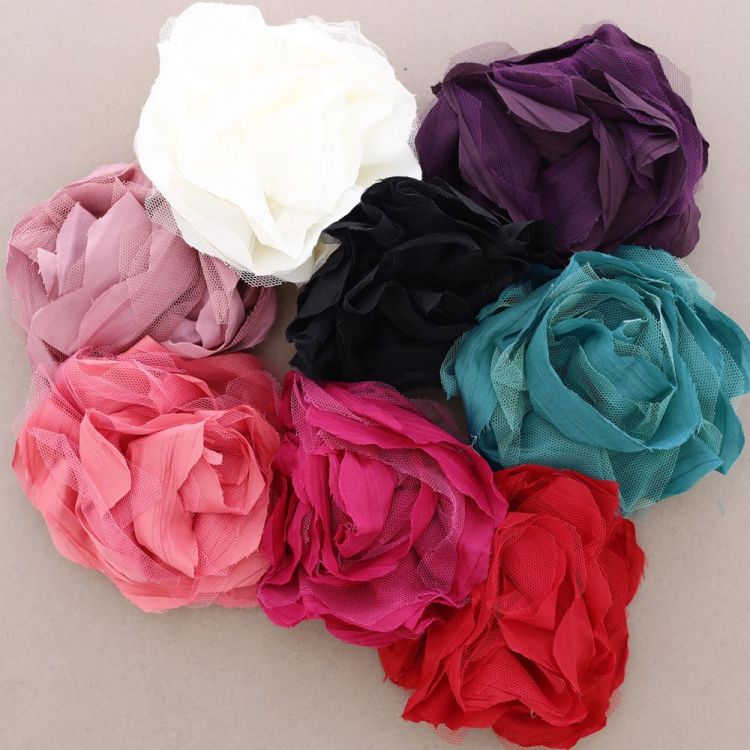 BROCHE FLOR 14CM 2