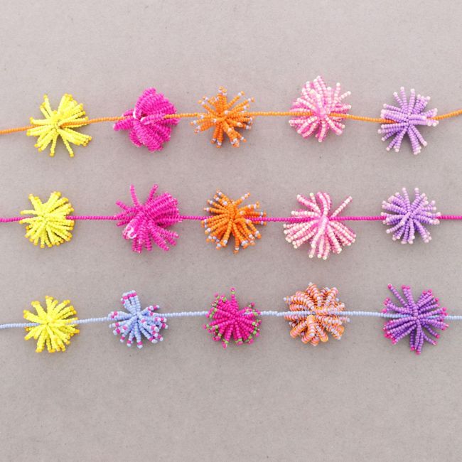 POMPOM BEADS CHOKER