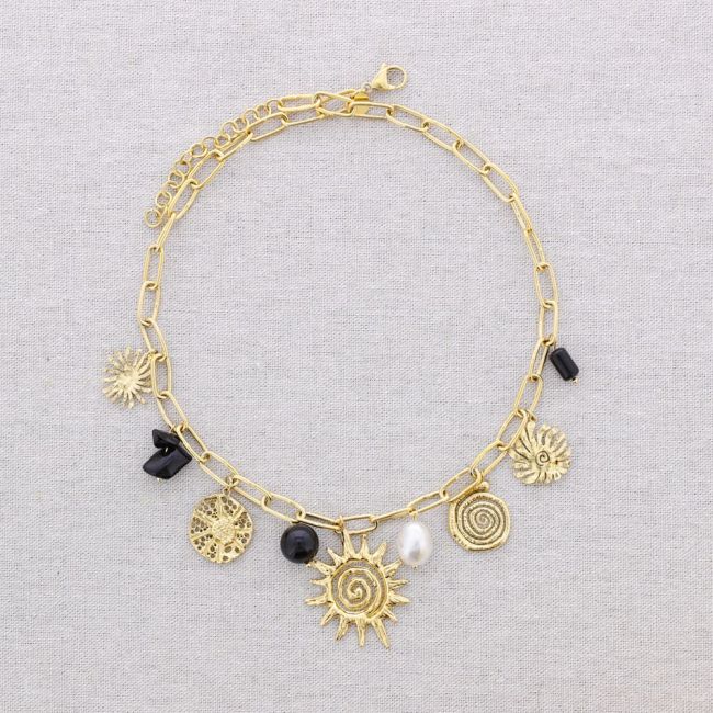 STEEL CHOKER WITH PENDANT LINKS