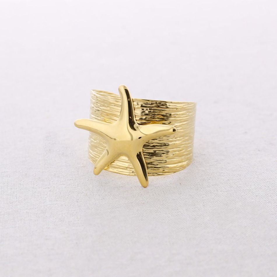 PULSERA ACERO AJUSTABLE ESTRELLA DEL MAR