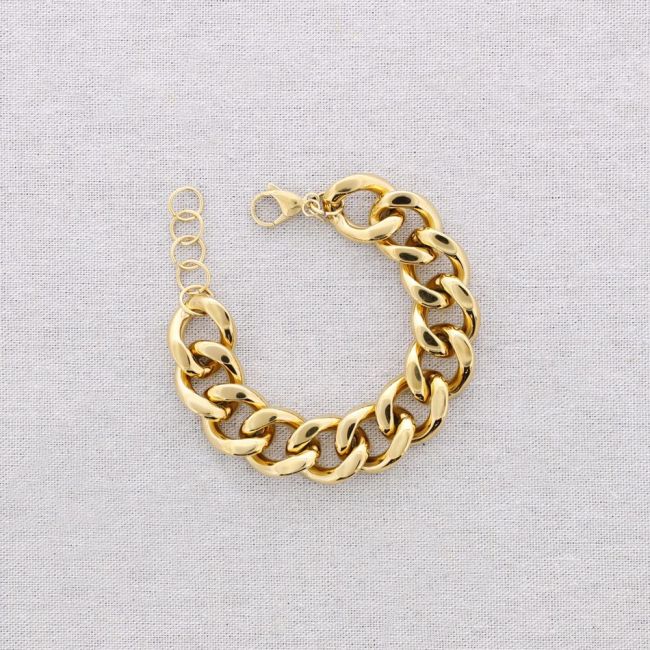 STEEL CHAIN LINK BRACELET