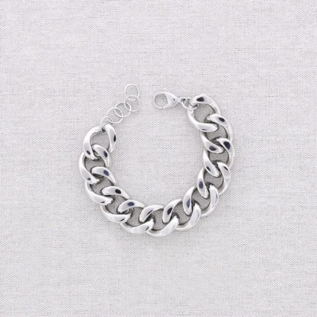 STEEL CHAIN LINK BRACELET