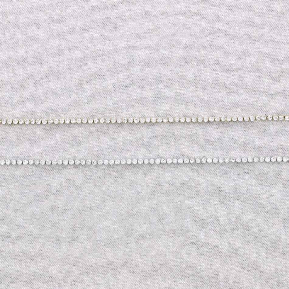 COLLAR LARGO ACERO CUENTAS CRISTALES