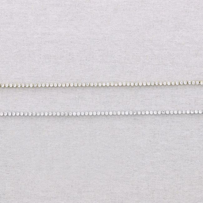 COLLAR LARGO ACERO CUENTAS CRISTALES