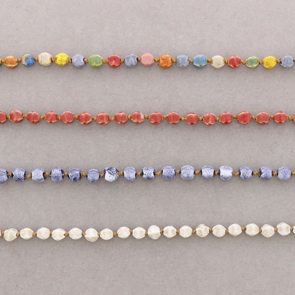 IRREGULAR BEAD CERAMIC CHOKER