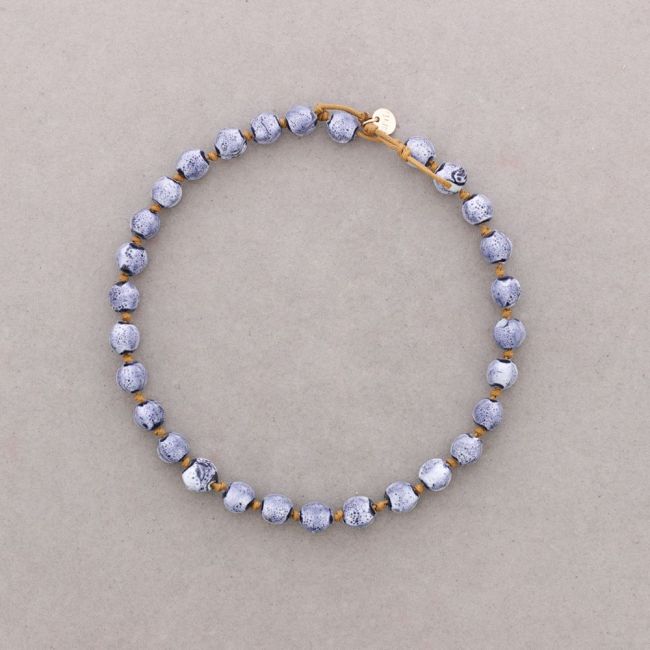 IRREGULAR BEAD CERAMIC CHOKER
