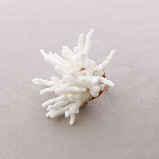ANILLO FLOR CORAL RESINA