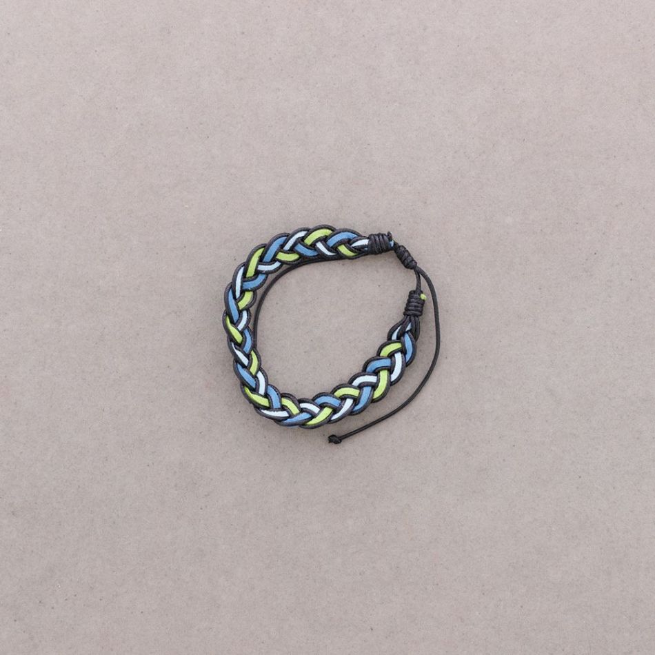 SUEDE CORD BRAIDED BRACELET