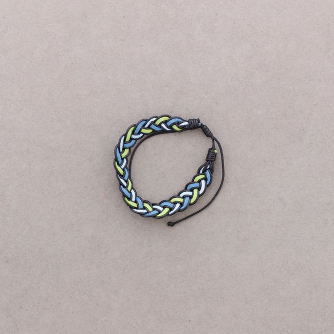 SUEDE CORD BRAIDED BRACELET