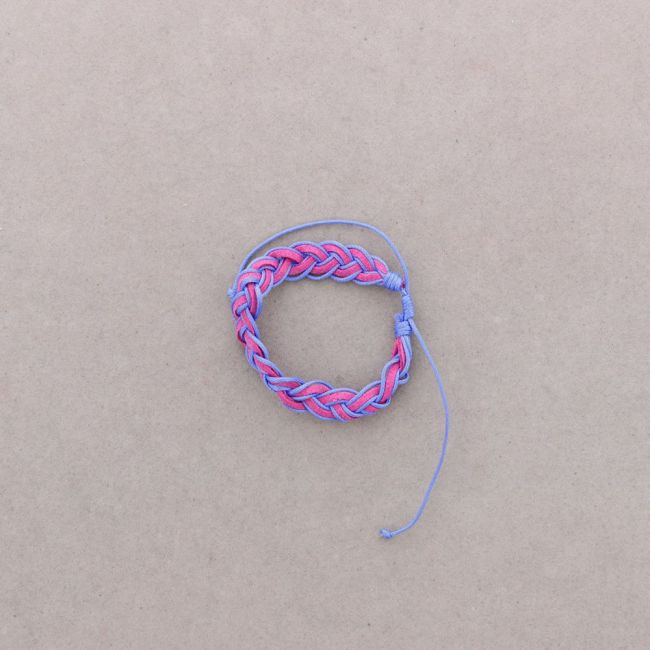 SUEDE CORD BRAIDED BRACELET