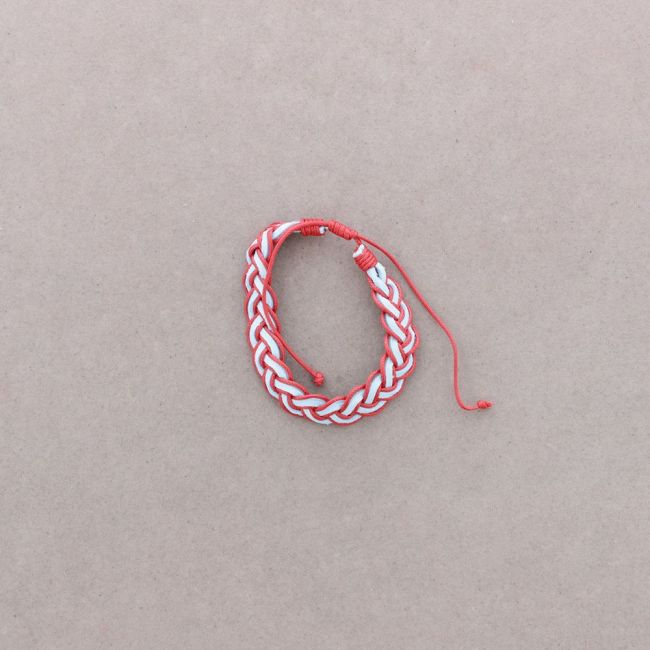 SUEDE CORD BRAIDED BRACELET