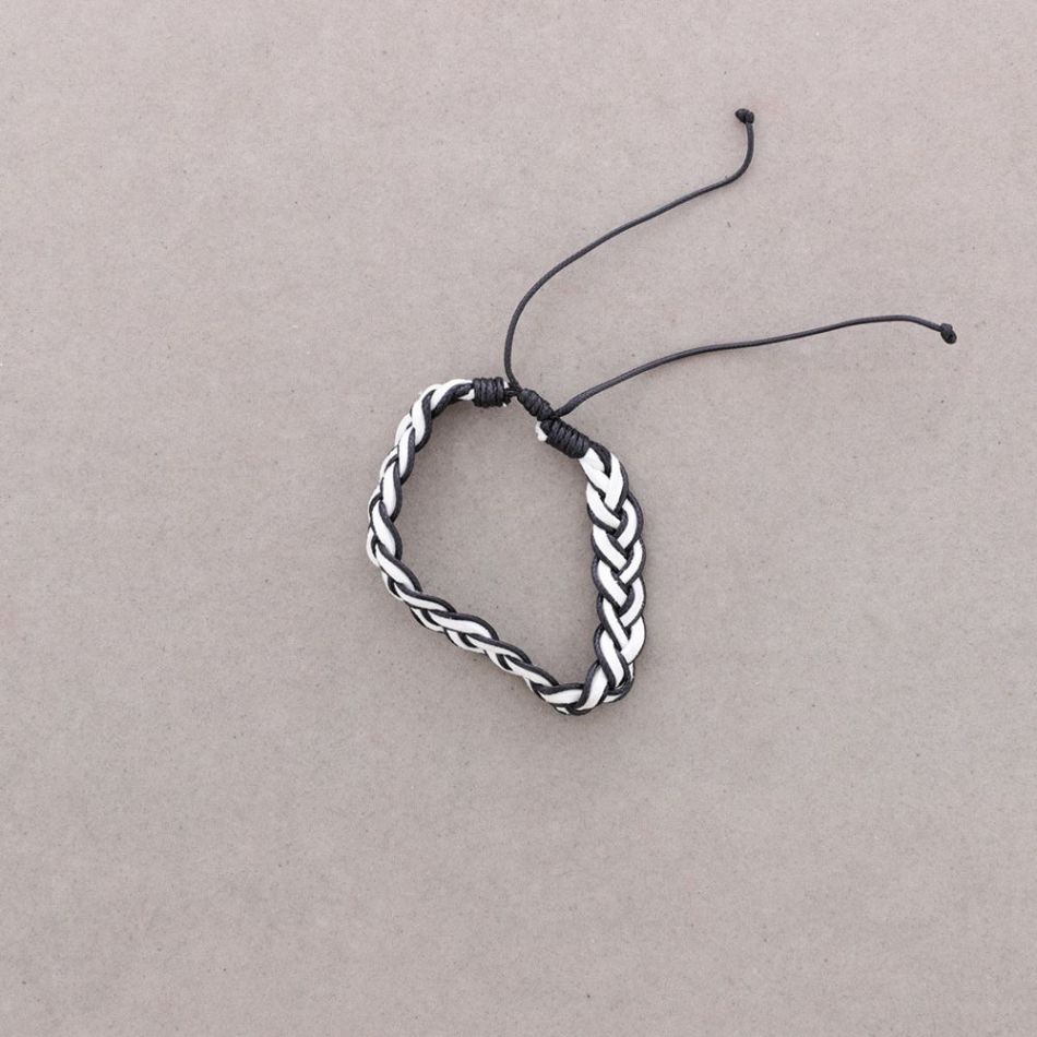 PULSERA TRENZADA CORDON ANTE