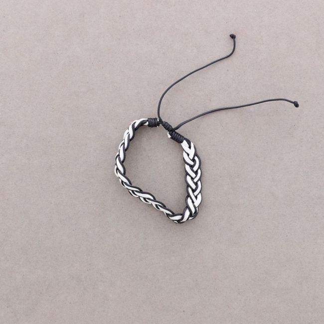 PULSERA TRENZADA CORDON ANTE
