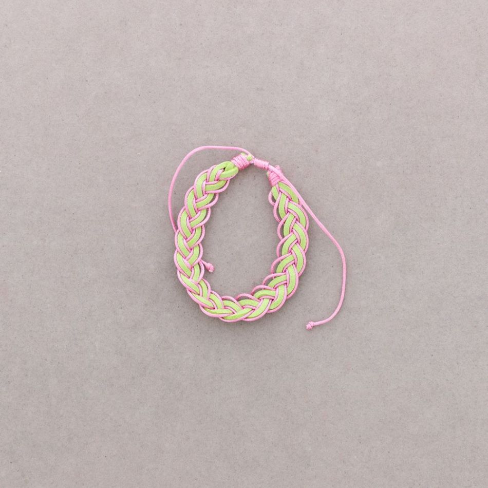 SUEDE CORD BRAIDED BRACELET
