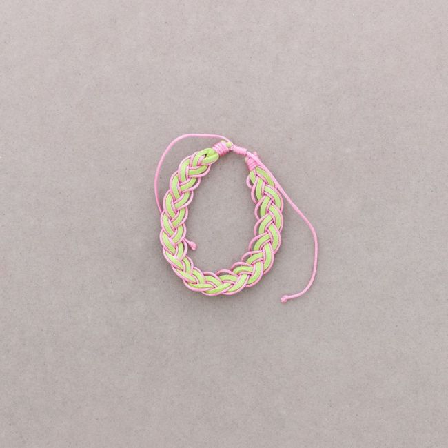 SUEDE CORD BRAIDED BRACELET