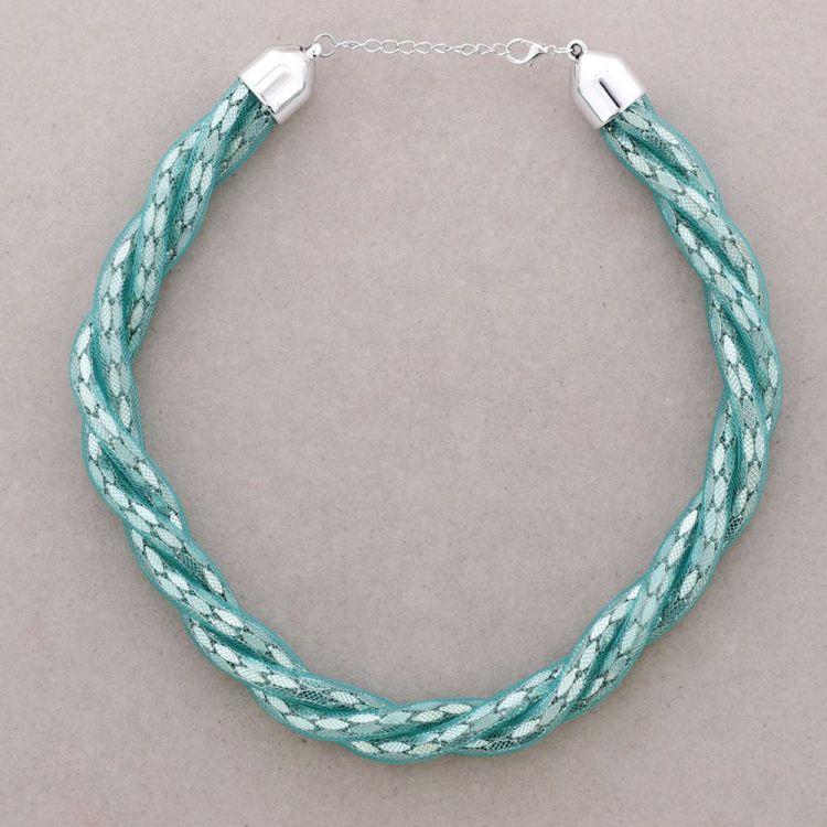 BRAIDED SHORT NECKLACE