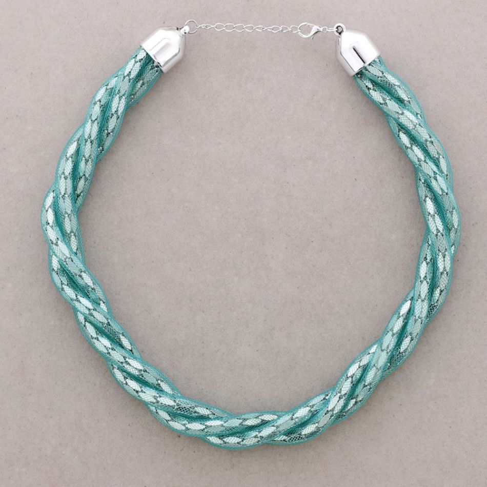 BRAIDED SHORT NECKLACE