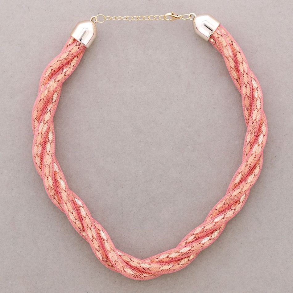 BRAIDED SHORT NECKLACE