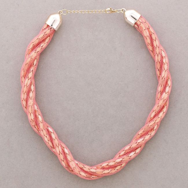 BRAIDED SHORT NECKLACE