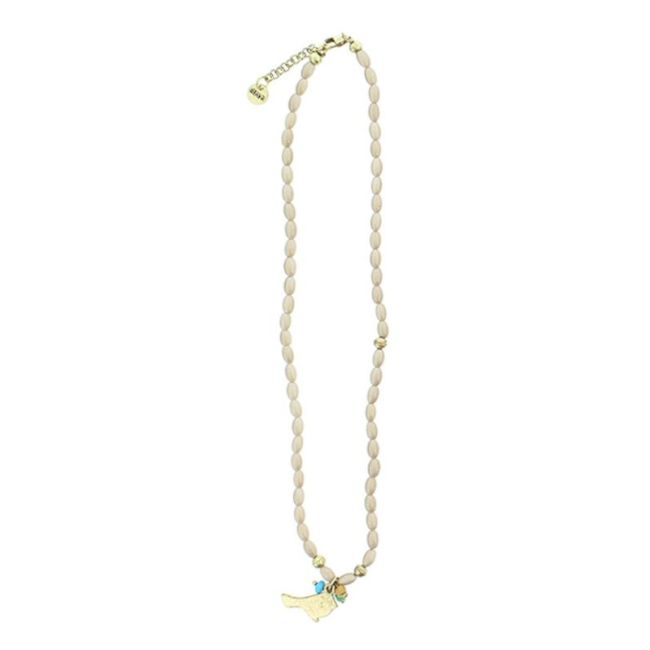 GARGANTILLA METAL PERLAS