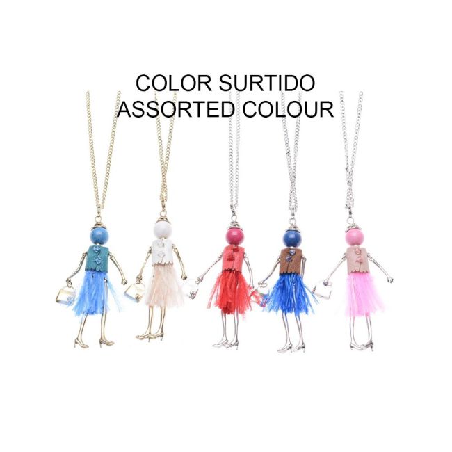 LONG PENDANT NECKLACE DOLL
