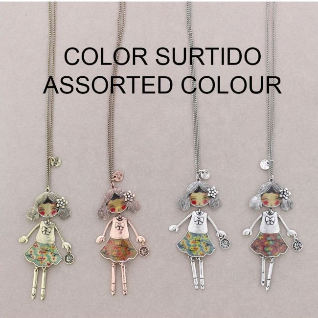 COLLAR LARGO COLG. BAILARINA
