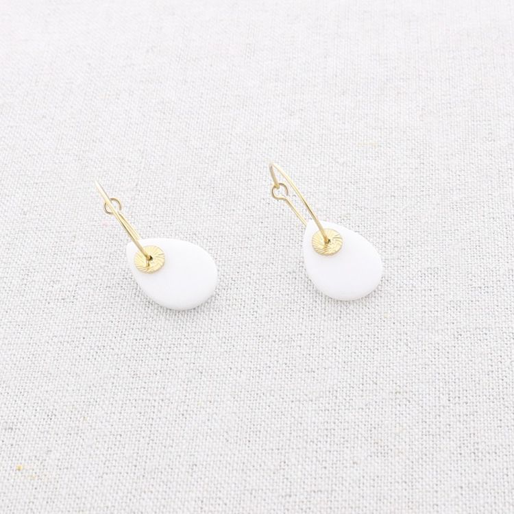 PENDIENTES ACERO ARO COLGANTE PIEDRA 2